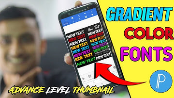 How To Make Gradient Text In Pixellab || Gradient Colour Pixellab || Youtube Thumbnail Kaise Banaye
