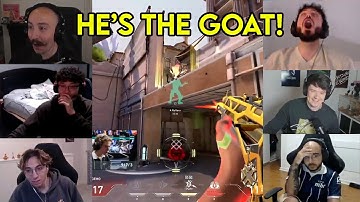 Valorant Streamers Reacts To G2 JAWGEMO 1HP 1v2 CLUTCH Against MIBR In VCT