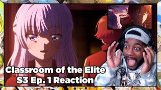 CLASS-A IS SCHEMING TO SHUT DOWN CLASS-B NOW??? | Classroom of the Elite Season 3 Episode 1 Reaction