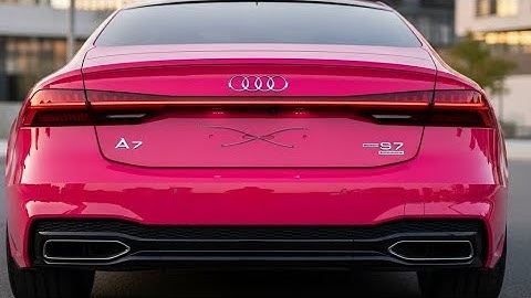 Audi – A7 (2026) | Hot Pink Colour | Luxury Sportback | Latest Audi A7 Review | 2026 Model | 