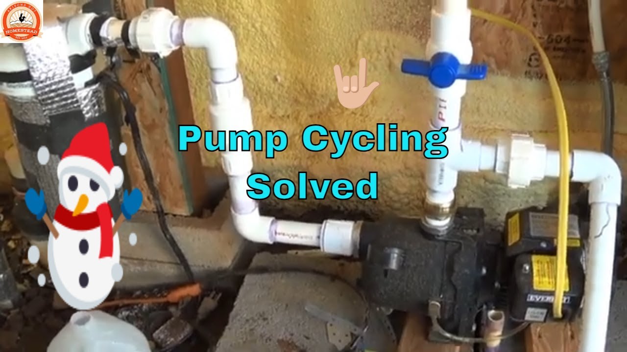 Jet Pump Cycling Problem Solved. No Leaks. You Wouldn't Believe It