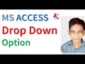Ms Access Drop down Option