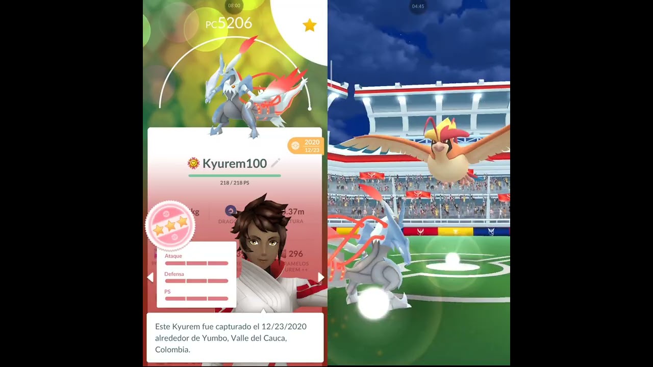Raid Solo Mega Pidgeot only White Kyurem(NWB,No🗡️)