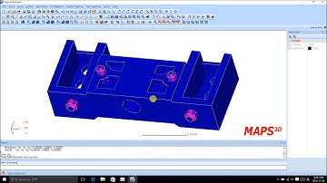 MAPS-3D V11 tutorial [Eng] : Modeler 2 : Mesh Generation(CAD) (Injection molding CAE software)