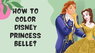 Disney Princess Belle Coloring Pages