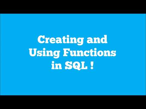 Creating And Using Functions in MS SQL - With Examples!!