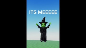 Posting shorts based on Wicked until I watch Wicked Pt. 3 #shorts #roblox #wicked #elphaba #funny