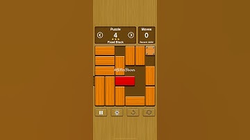Unblock Me - Fixed Block - Puzzle 4 #game #gameplay #gaming #puzzle #viral #viralvideo #video