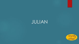 Julian Meaning