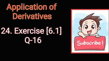 24.Class 12 Ex 6.1 Q16 Math | Chapter6 Class12 | Q16 Ex 6.1 Class 12 Math | Ex 6.1 Q16 Class 12 Math