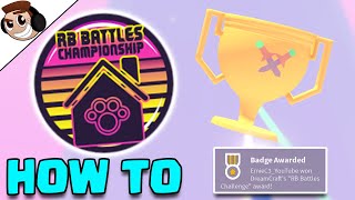 HOW TO GET: RB BATTLES ADOPT ME BADGE (Easiest Guide)