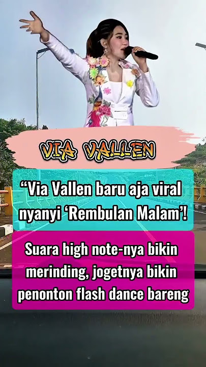 Via Vallen Nyanyi & Joget “Rembulan Malam” Bikin Semangat #shorts #trending #viral #viavallen #fyp