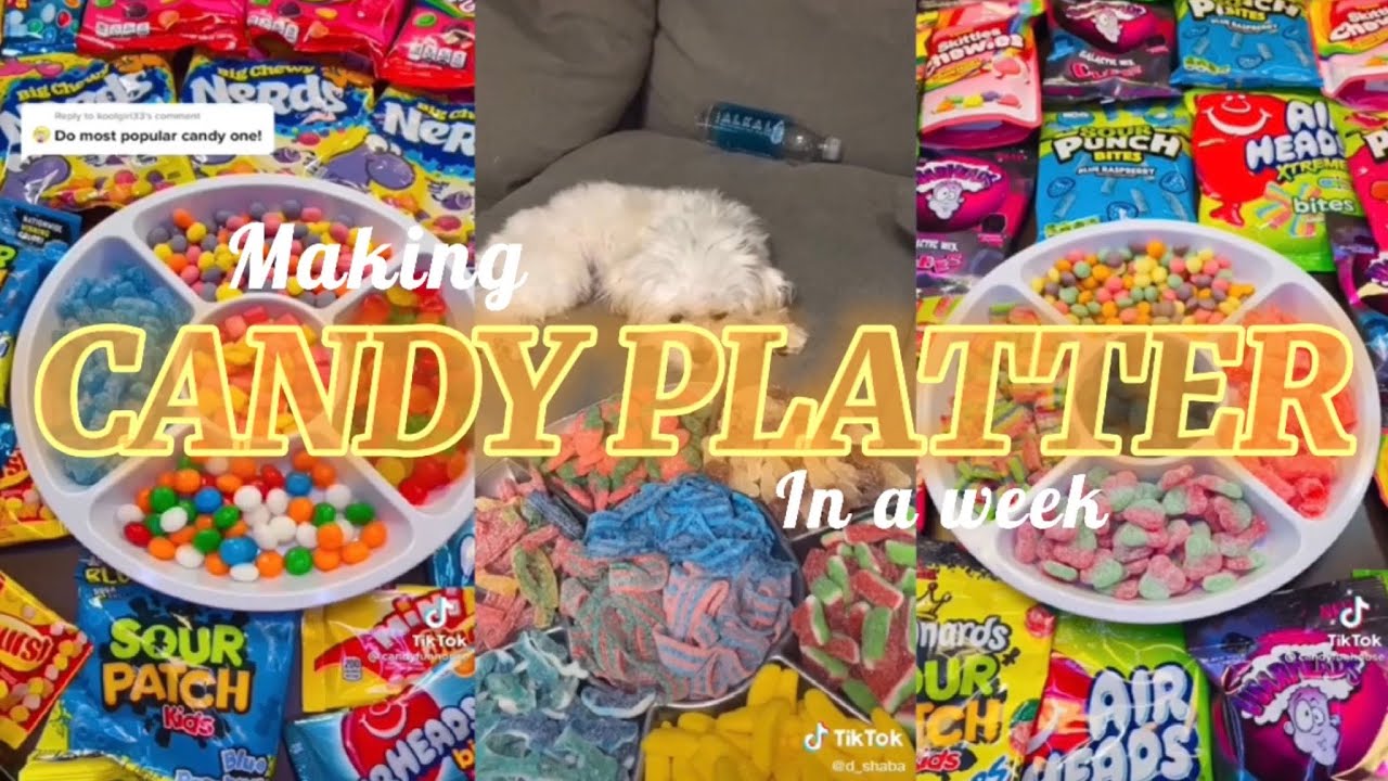 CANDY PLATTER MAKING ASMR TIKTOK COMPILATION YouTube