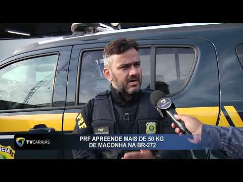 PRF apreende mais de 50 kg de maconha na Br-272