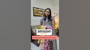 Amazon summer kurta set haul #youtubeshorts #shorts #amazonkurtasethaul #kurtasethaul #trending
