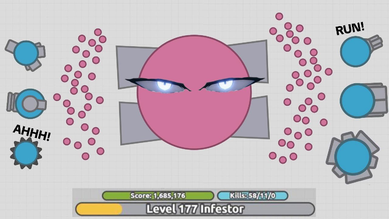 1.7Mil Infestor Grind in Arras.io! Growth Update!