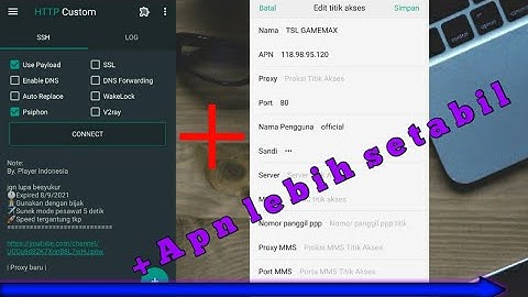 update gamemax terbaru menggunakan HTTP custom + Apn lebih setabil