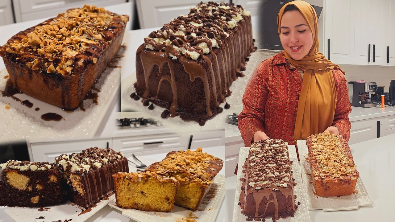 هادو هوما الكيكات اللي عمرهم غايخطاوك👌2أنواع كيك محشي معلكين من داكشي رفيع مداق خيالي لا ينسى😋