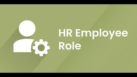 Odoo Apps - HR Employee Role | Odoo 15