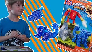 MEGA BLOKS SKYLANDERS BLUE BASH UNBOXING - Headless Bash and Girl Slam Bam