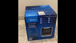 MIDEA second generation benchtop dishwasher unboxing and review