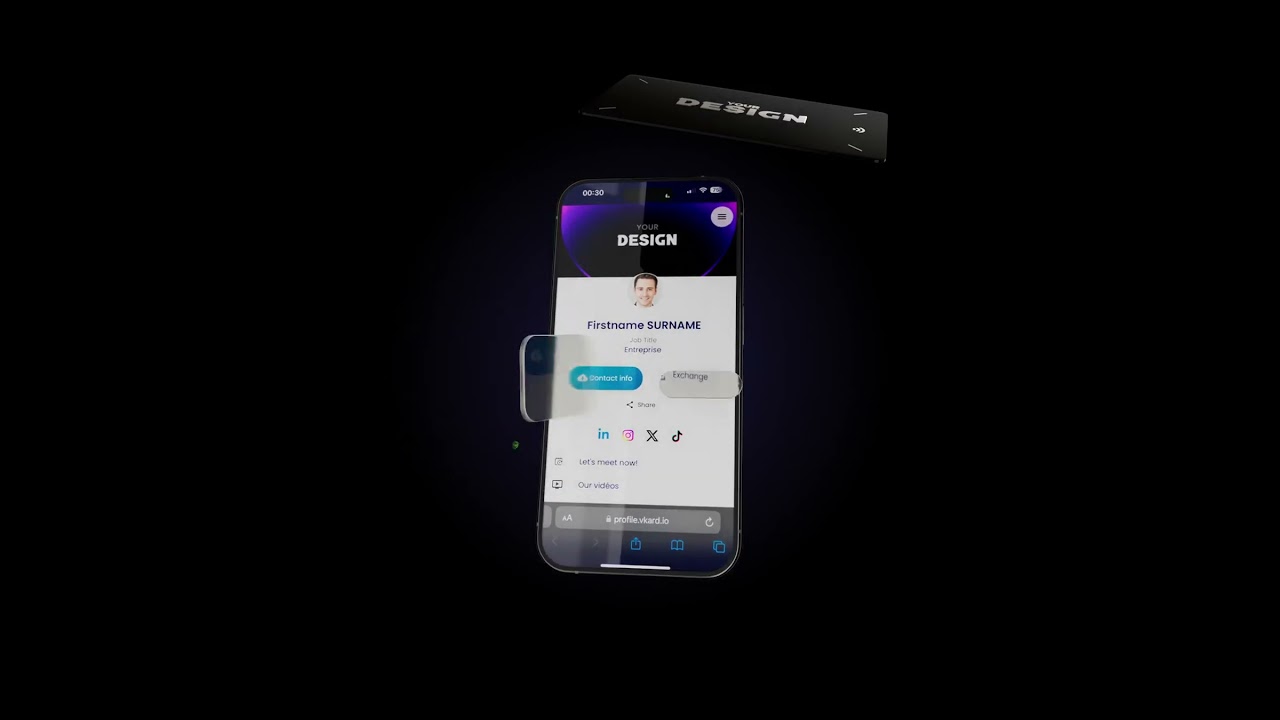 VKARD Carte de visite digitale et connectee