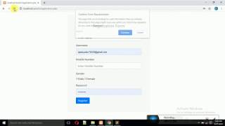registration form using bootstrap in php