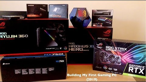 Building My First Gaming PC 2019 (How to)