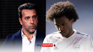 "He wasn't 100% comfortable" | Edu explains Willian's Arsenal exit | Edu exclusive