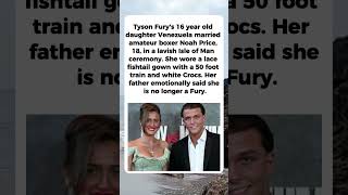 Celebrity Lavish Wedding Sparks Buzz 👀#shorts #VenezuelaFury #TysonFury #relationship #marriage #dating Net Worth