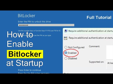 🔐Protect your computer! Set BitLocker to Require a PIN Before Signing in to Windows 11/10 (Tutorial)