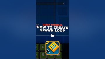 How to make spawn loop in geometry dash #geometrydash