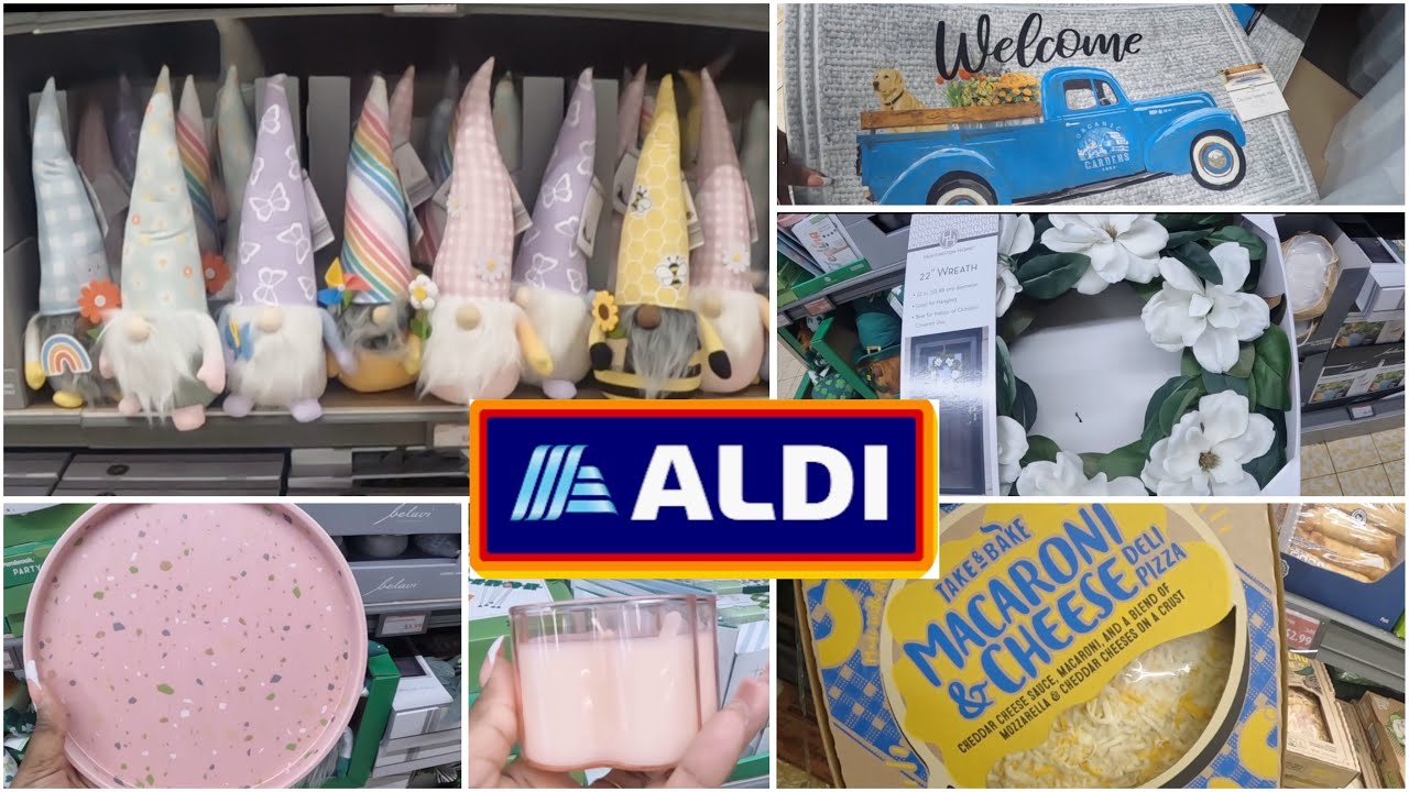 ALDI New Weekly Limited Time Finds * Easter and Spring Decor 2024 - YouTube
