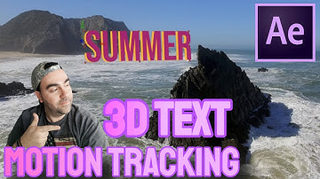How to 3D Track TEXT ANYWHERE in your videos - After Effects Video Tutorial🇬🇧