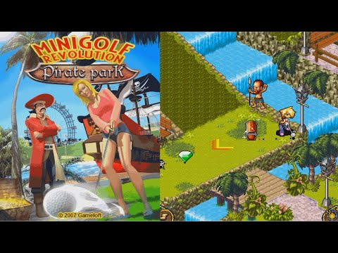 Minigolf Revolution: Pirate Park JAVA ИГРА (Gameloft 2007 год) ПОЛНОЕ ПРОХОЖДЕНИЕ