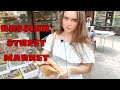 Russian street market. Is there still food in Russia?