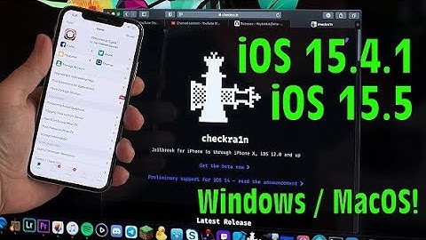 Jailbreak iOS 15 - 15.5 CheckRa1n on Win / Mac PC.