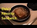 Elvis Crunchy Fried Peanut Butter and Banana Sandwich