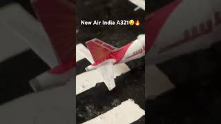 New Air India A321 model🔥🤩 #shorts #aviation #plane #airplane #avgeek #plen #fyy #fyp