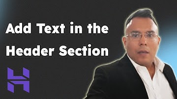 How to Add Text in the Header Section in Hostinger Website Builder Step by Step 2025