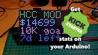 Arduino Kickstarter Stats Library