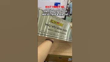 In bảng hiệu công ty inox xước bạc, in UV màu, bảng tên inox trung tâm nâng cấp xe