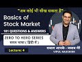 Lecture 4 -Basics of Stock Market for Beginners | शेयर बाजार का सम्पूर्ण ज्ञान | By Vipul Kaushikk