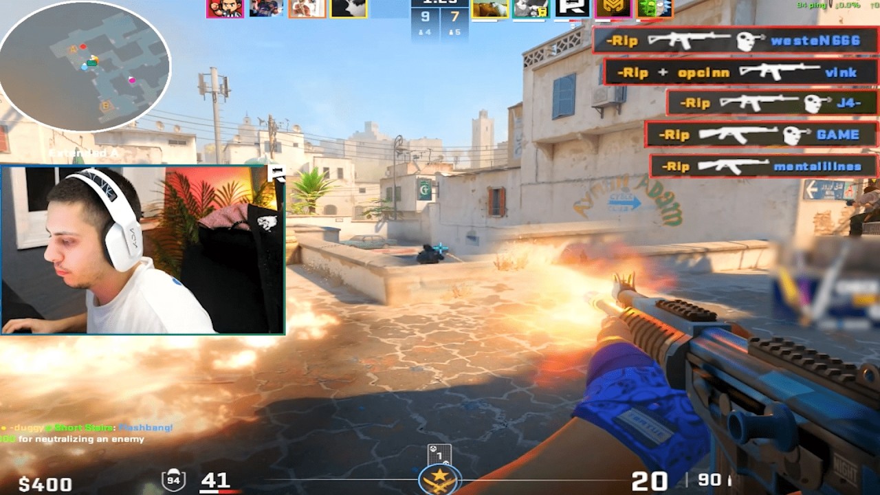 Berk Rip Tepe Dust 2'de ACE atıp takımı taşıyor! w/@hatexfps duggy, opcinn, MASS1VE