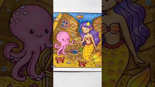 Coloring page from My Fairy Ocean Adventure #coloring #adultcoloring #coloringbook #kidscoloring