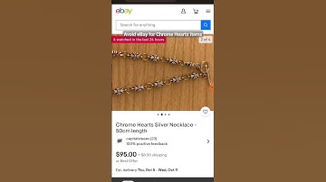 Thumbnail of eBay is not a reliable platform to buy Chrome Hearts! Most are fakes #chromehearts