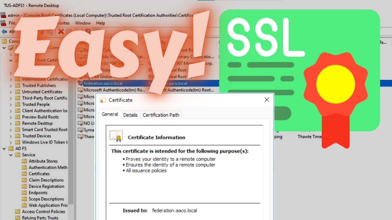 Ssl trusted certificate