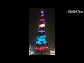 Dubai  heart laser show on burj khalifa 2019 dubai uae  infinity craze