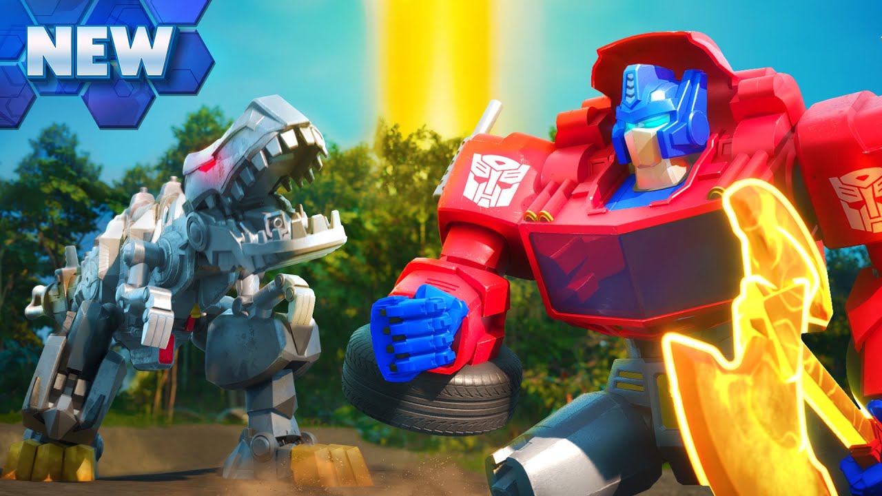 Optimus Prime Battles Grimlock in Extraction Mission | Episode 03 | Transformers: CYBERWORLD