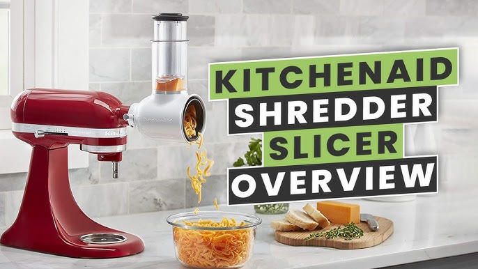 SHREDDING CHEESE with the KitchenAid Fresh Prep Slicer Shredder Attachment  (Review + Demo) 